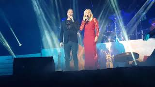 Magnus Carlsson och Sofia Källgren- Jag går dit du går (Time to say goodbye)