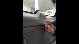 06 chevy tahoe lift gate not opening - how to open from inside.