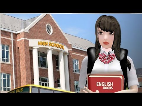 Virtual High School Girl Simulator : Virtual Girl Simulator  : Android Gameplay HD