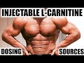 INJECTABLE L-CARNITINE DOSING AND SOURCES