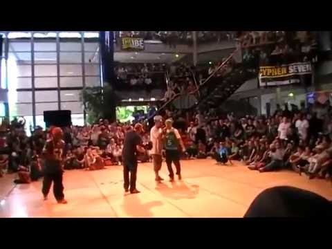One of the Best HEAD SPIN in the World - NOTORIOUS IBE WINNER BBoy HYPER-E ELAN SPIN