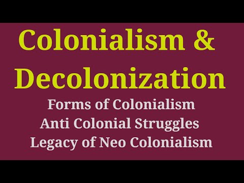 Colonialism and Decolonization UGC | Anti Colonial Struggles | Unit 4 Paper 2 UGC Political Science