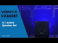 Video: Vonyx Vx880Bt Sistema de Sonido Amplificado 500W Mp3/BlueTooth