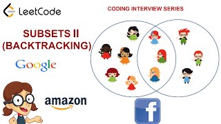 YouTube video 'Subsets II | Leetcode 90 | Amazon Google Facebook interview question'
