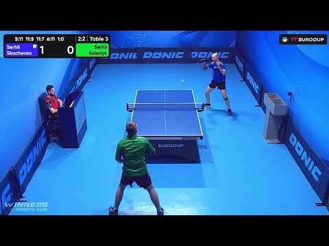 11:35 Serhii Skachenko - Serhii Kalenyk 17.08.2023 TT Euro.Cup Ukraine Master. TABLE 3