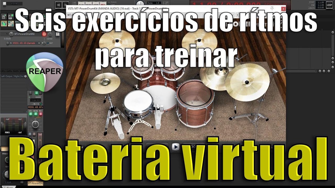 Exercícios de Bateria Virtual