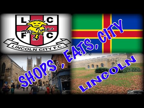 CITY OF LINCOLN, U.K. Historic and Shopping area.Lincolnshire
