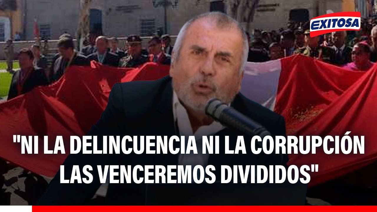 🔴🔵 Nicolás Lúcar: "Ni la delincuencia ni la corrupción la vamos a vencer divididos"