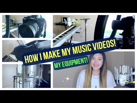 How I make my music videos!! - Recording/Editing Equipment || Taylor Felt ♡