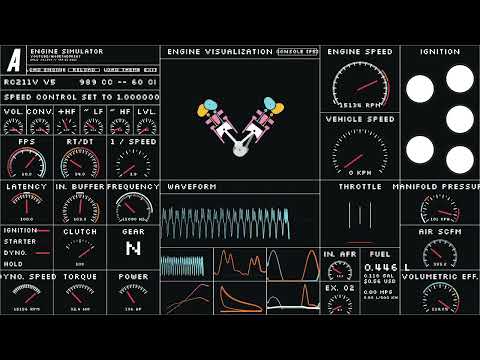 Engine Sim | Honda RC211V V5 Engine
