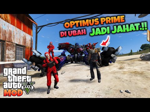 OPTIMUS PRIME WILL BE TURNED EVIL - GTA 5 MOD TRANSFORMER
