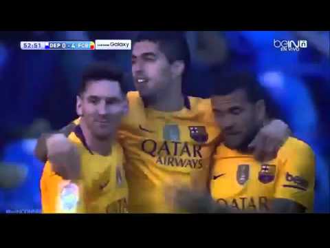 Deportivo La coruña vs Barcelona total goal (0 -8 )21-04-2016 All Goals HD