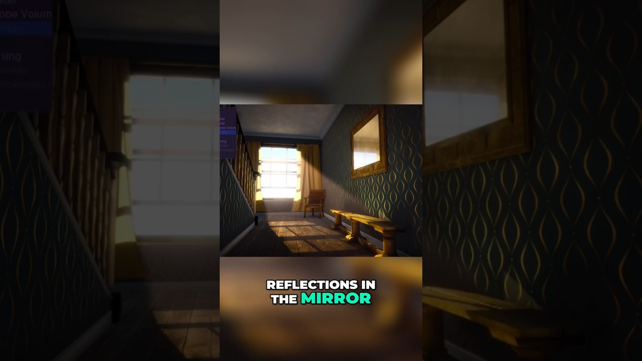 Super Simple Mirrors with Realistic Reflections in Unity #gamedev