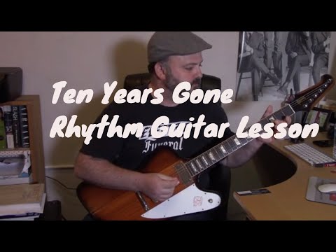 Ten Years Gone Rhythm Guitar/Solo Chords