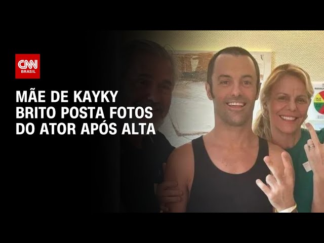 Mãe de Kayky Brito posta fotos do ator após alta |  AGORA TARDE