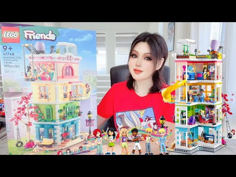 💖 LEGO Friends Heartlake City Community Center (41748) Speed Build | Abbi Happy, the LEGO Frenetic