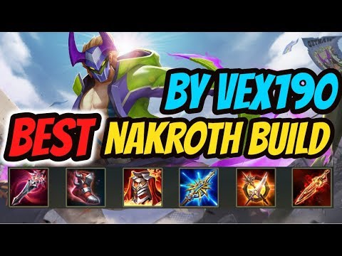 NAKROTH NEW BUILD BY VEX190 | Solo Carry Conqueror | Nakroth Arena of Valor