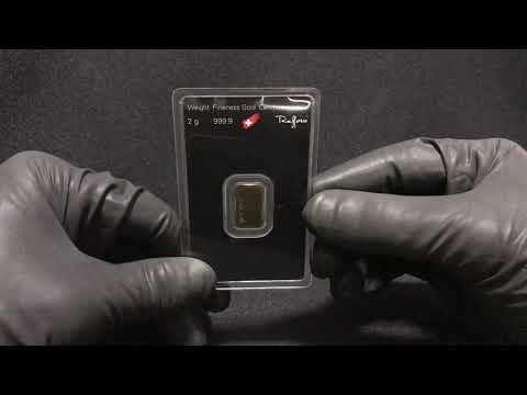 Barra de 2 Gramas Argor-Heraeus de Ouro – World Silver Brasil