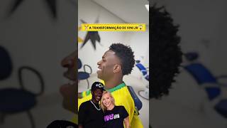 A transformação absurda do Vini Jr 😱✂️ #vinijr #futebolbrasileiro