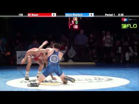 Junior 138 - Ali Naser (California) vs. Jonce Blaylock (Oklahoma)