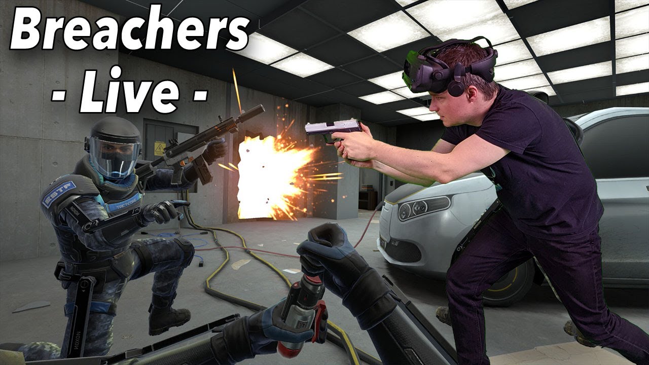 VoodooDE - VoodooDE Live! - Wir zocken "Breachers" mit der Deutschen VR Gemeinde