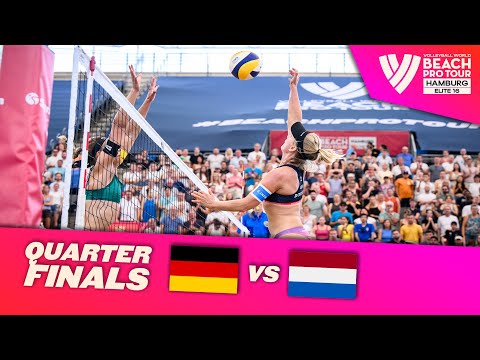 Borger/Sude vs. Stam/Schoon - Quarter Final Highlights Hamburg 2022 #BeachProTour