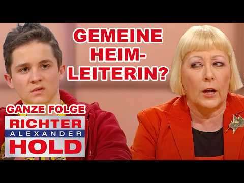 Gemeine Heimleiterin? Hat Timo mit Feuerlöscher zugeschlagen? |GANZE FOLGE| Richter Alexander Hold