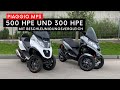 Piaggio MP3 Scooter 500 HPE amp 300 HPE