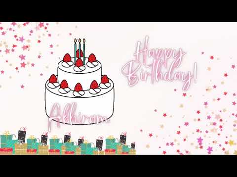 Happy Birthday Abhiram | Happy Birthday Song from Birthday Wisher Angel🧚‍♀️#birthday #birthdaywishes