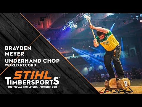 Underhand Chop World Record // STIHL TIMBERSPORTS®