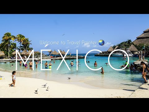 Cancun - Tulum - Yucatán - FLYING OVER MEXICO || Travel Pointer || AMAZING 4K