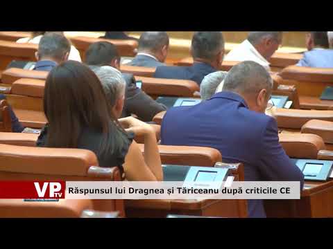 Răspunsul lui Dragnea şi Tăriceanu după criticile CE