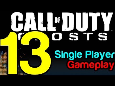 COD Ghosts Single Player Gameplay Veteran Walkthrough Part 13 - End of the Line (Call of Duty)