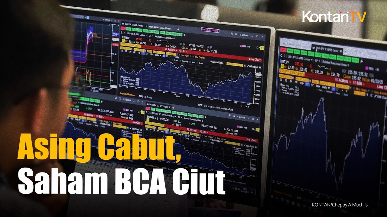 Asing Berbondong-Bondong Cabut, Saham BCA Makin Anjlok