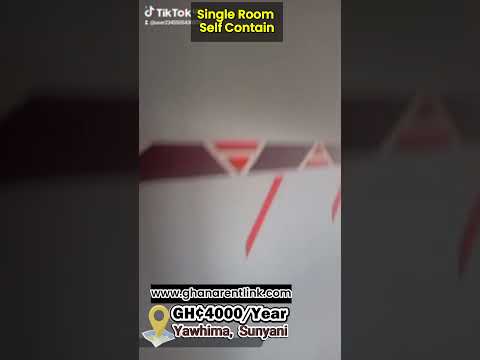 Single Room Self-Contained for Rent at Yawhima, Sunyani – GH¢4,000 Per Year