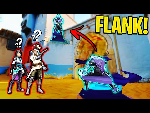 Valorant: The POWER of a 200IQ FLANK..! - Genius Flanks & OP Tricks - Valorant Highlights