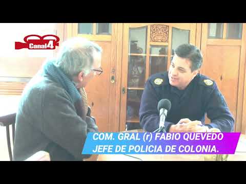 COM. GRAL (r) FABIO QUEVEDO (JEFE DE POLICÍA DE COLONIA)