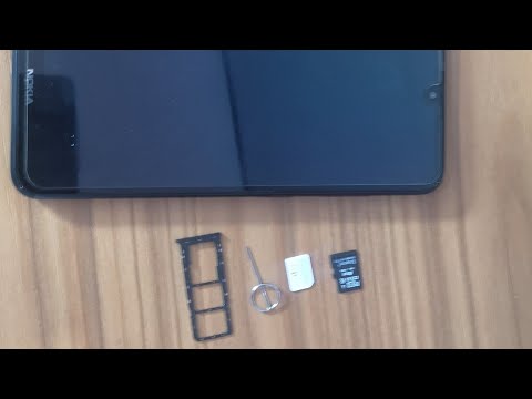 NOKIA 3.2 how to put sim card and sd memory card in slot