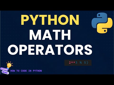 Python For Beginners Python Math Operators Explained With Real Life Examples