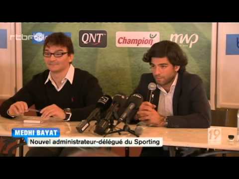 Fabien Debecq, new president of football club RCSC Sporting de Charleroi