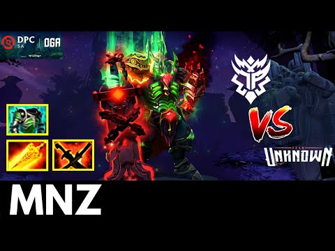 😱MNZ WRAITH KING THUNDER PREDATOR VS TEAM UNKNOWN [Game1] OGA DPC DOTA 2