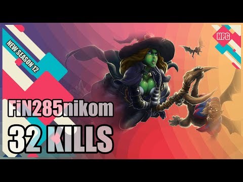 HoN Pro Wretched Hag Gameplay - FiN285nikom - Diamond - CM