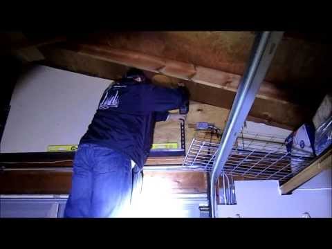 Installing SafeRacks in our Garage