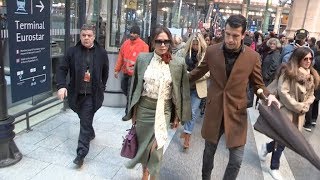 EXCLUSIVE - Victoria Beckham arrives in Paris