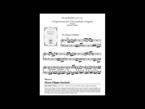 Pietro Filippo Scarlatti (1679-1750):  Toccata in G Minor edited by Maurizio Machella