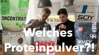 Proteinpulver im Geschmackstest (Bodylab24,Zec+,Mammut)