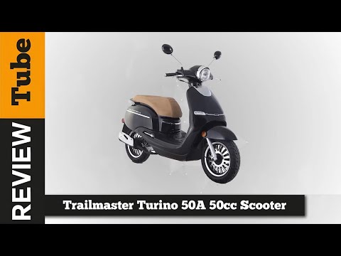 ✅Trailmaster Turino 50A 50cc Scooter (2024)