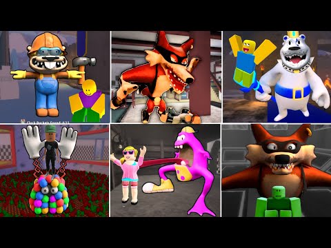 Roblox Clucky's All Monsters 3rd Person Point Of View Jumpscares Gameplay ( 4K60FPS )