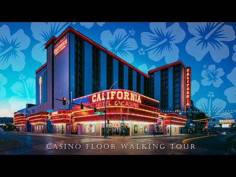 A HAWAIIAN THEMED CASINO in DOWNTOWN LAS VEGAS : CALIFORNIA HOTEL & CASINO TOUR