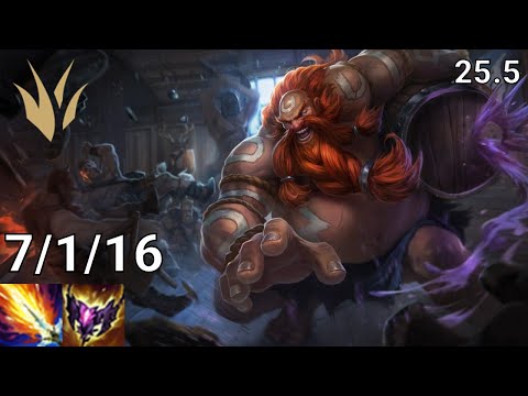 Gragas Jungle vs Skarner - EUW diamond | Patch 25.5
